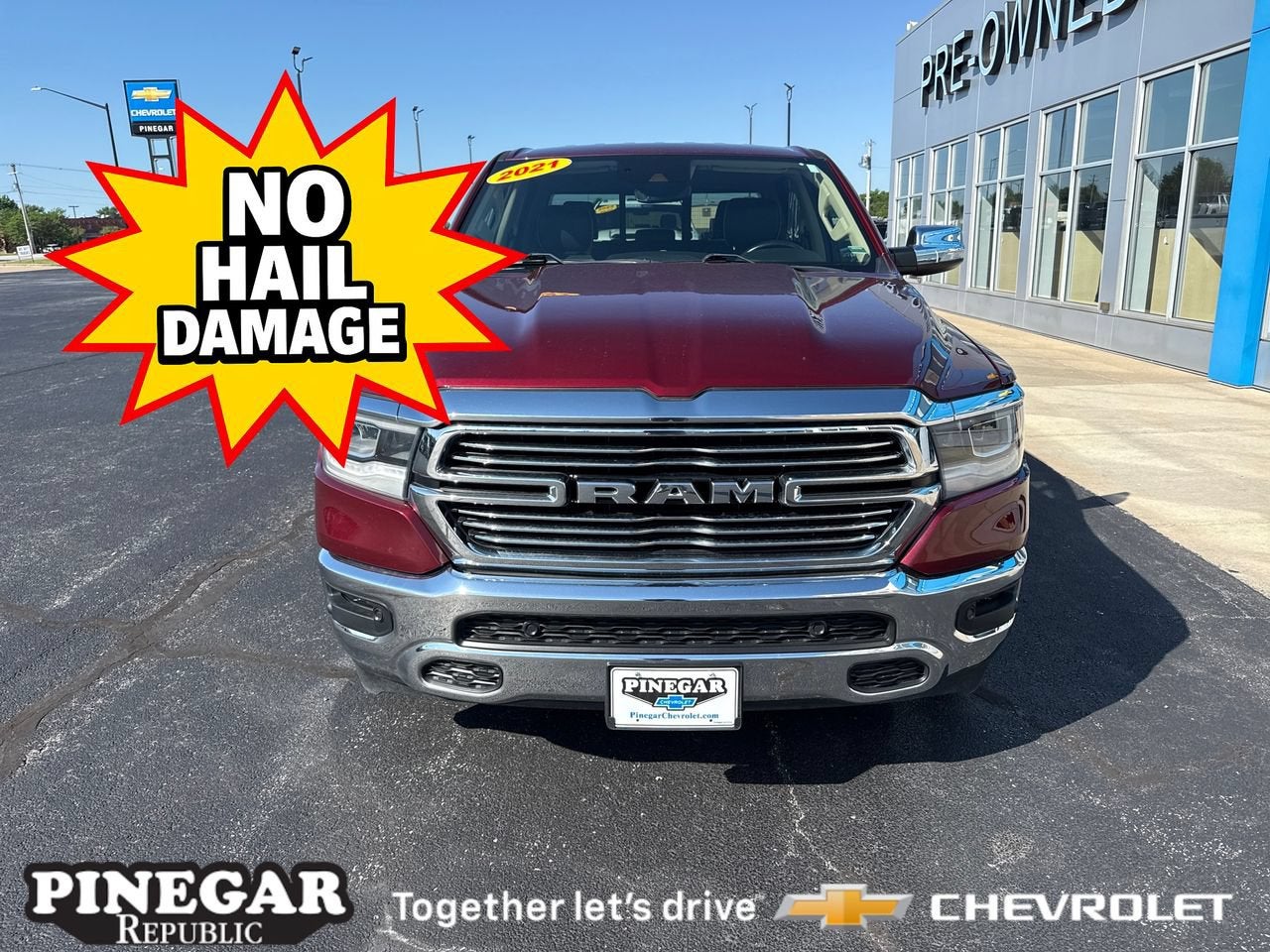2021 RAM 1500 Laramie Crew Cab 4x4 5'7" Box