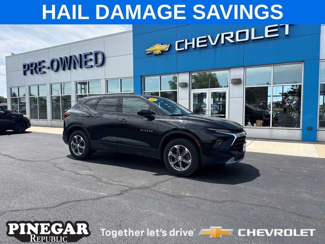 Used 2024 Chevrolet Blazer 2LT with VIN 3GNKBCR46RS177059 for sale in Republic, MO