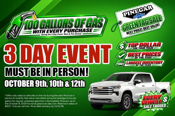 GREEN TAG SALE